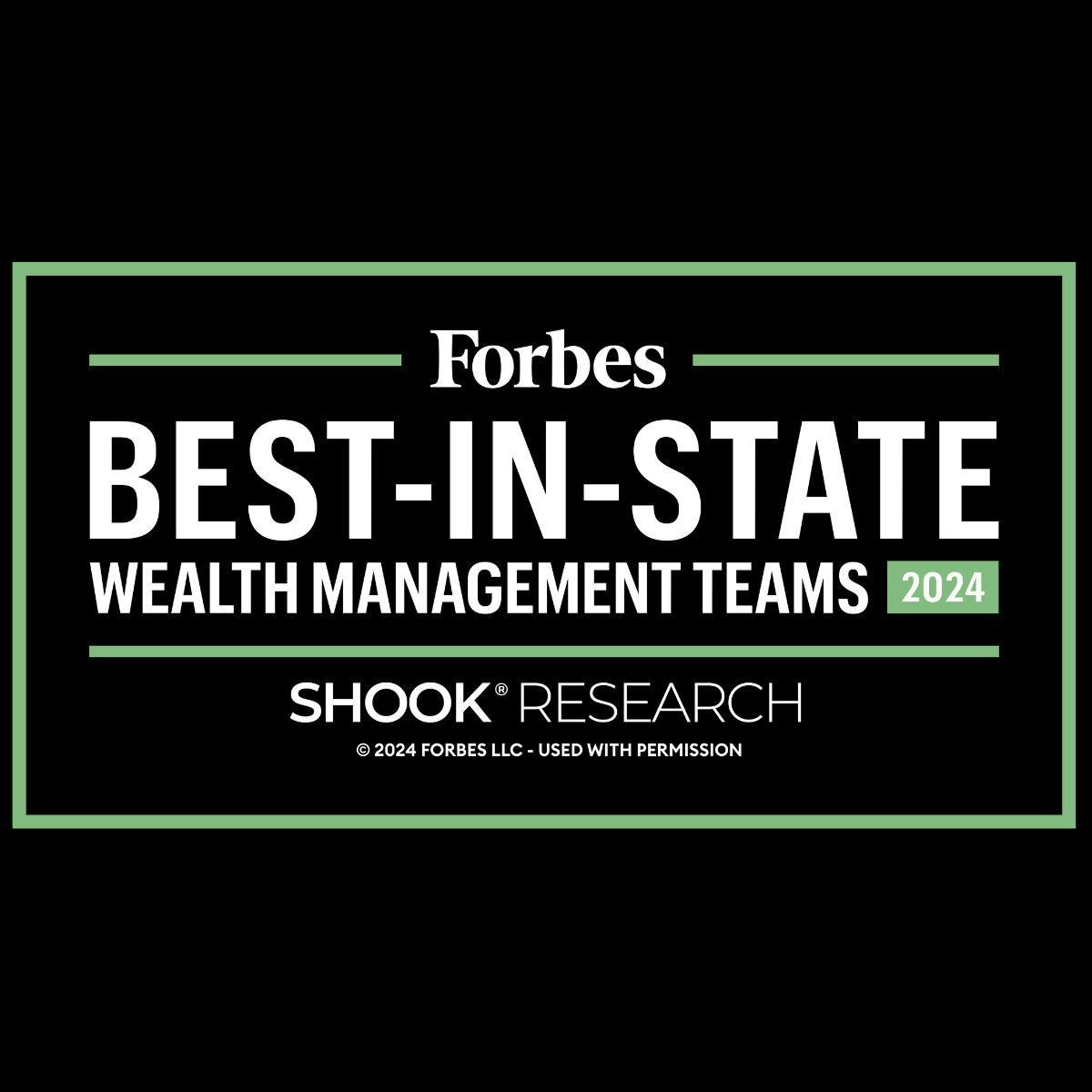 2024 Forbes/SHOOK BestInState Wealth Management Teams Honors West